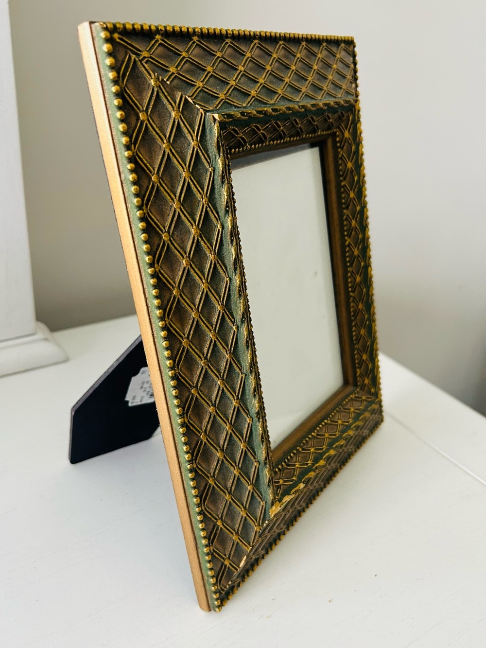 Ornate Gold and Bronze Color Wood Decorative Picture Frame by Neiman Marcus